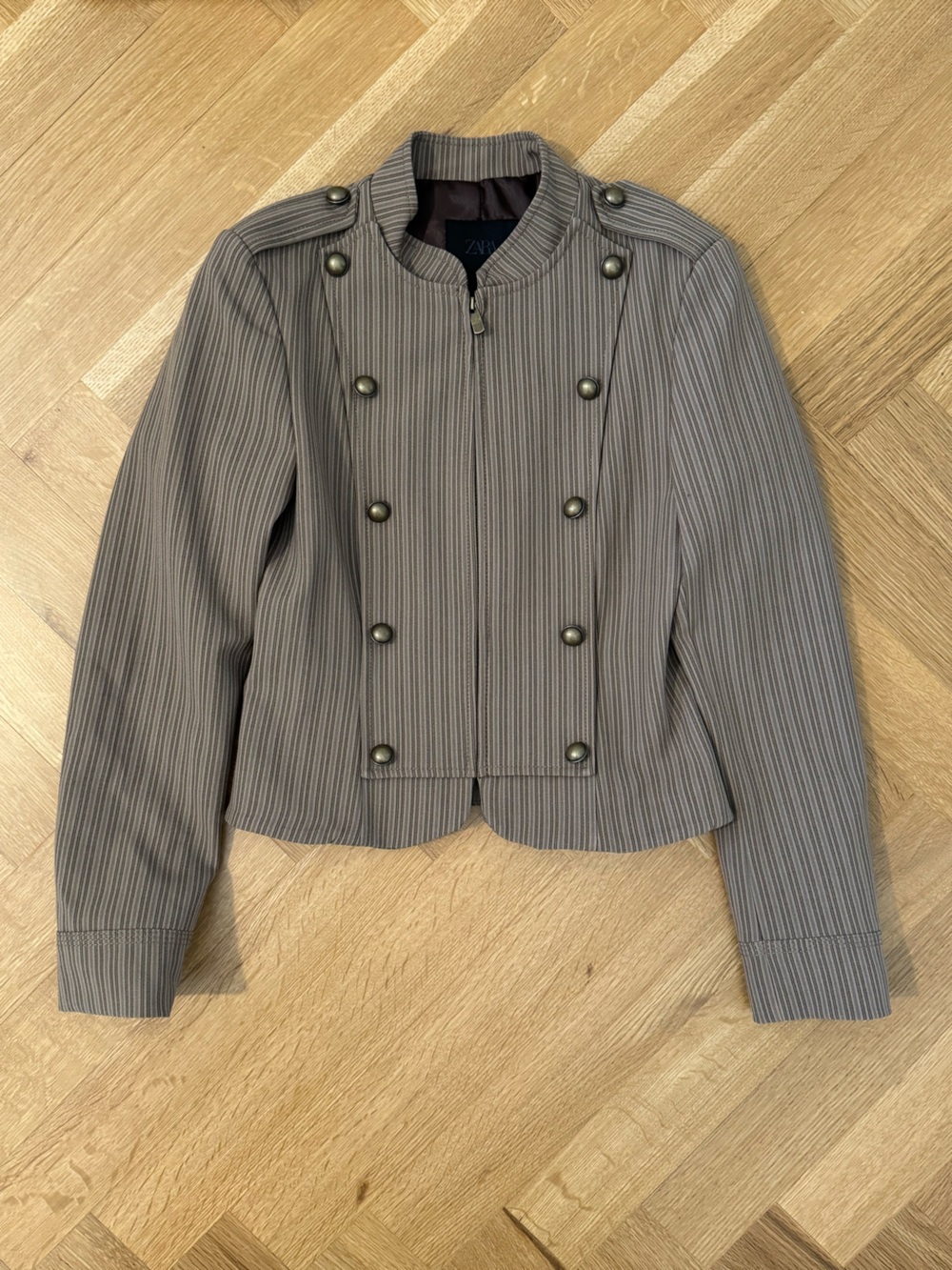 Zara Striped Band Jacket